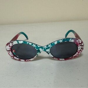 Disney Little Mermaid Ariel Sunglasses Girl’s Glitter Summer Rhinestone Fashion